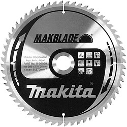 Lames carbure ''Makblade'' Bois, pour scies radiales et à onglets MAKITA Ø 190 MM- B08894