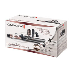 Remington AS8606 Brosse Soufflante Rotative Curl&Straight Confidence, Brosse Plate, Seche Cheveux et Fer a Boucler 4en1