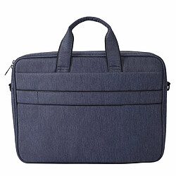 Wewoo Sacoche DJ03 Sac à main à bandoulière imperméable et anti-rayures et pour ordinateur portable 13,3 poucesavec ceinture valise bleu marine