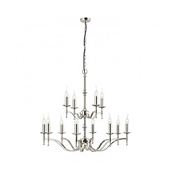 Interiors 1900 Suspension 12 ampoules Stanford, nickel