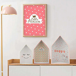 The Home Deco Kids Lot de 3 boites gigognes Maison Little princesse.