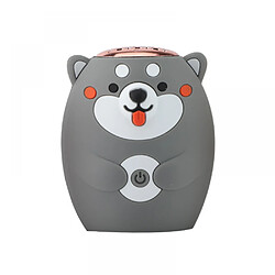 General Haut-parleur Bluetooth portable, haut-parleur Bluetooth Kawaii, mini haut-parleur sans fil portable avec micro intégré, son stéréo cristallin, mini haut-parleur Bluetooth pour animal de compagnie mignon (gris)