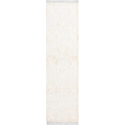 Vidal Tapis de couloir en laine 302x79 beige Darya