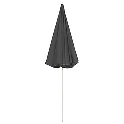 Avis vidaXL Parasol de plage Anthracite 240 cm