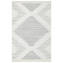 vidaXL Tapis Gris foncé 160x230 cm Coton