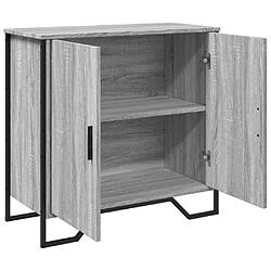 Acheter vidaXL Buffet sonoma gris 78x35,5x74,5 cm Bois d'ingénierie