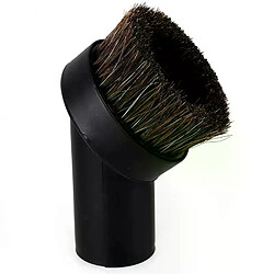 Brosse à poussière ronde 32Mm, remplacement d'aspirateur en crin de cheval noir