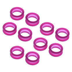 10x Barber Ciseaux De Coiffure Ciseaux Doigt Anneau Grips Inserts Violet