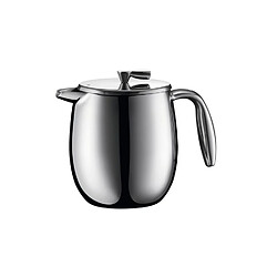 Bodum 11055-16 - Acier Cafetière à piston - 4 tasses - Capacité 0,5L - Inox - Moderne - Compatible lave-vaisselle