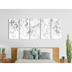 Artgeist Tableau - Waterfall of Roses (5 Parts) Narrow - Third Variant 225x90 cm