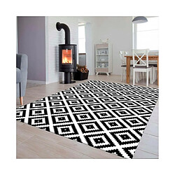 Mani Textile Tapis Black&White Carreaux