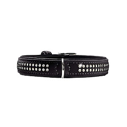 Hunter Softie Deluxe 40 Collier pour Chien Imitation Cuir Nubuck Noir