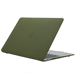 Wewoo Housse Coque Mac Étui de protection en plastique pour ordinateur portable de style crème MacBook Air 13,3 pouces A1932 2018 vert