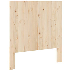 Maison Chic Tête de lit scandinave,Meuble de chambre 100x104 cm bois massif de pin -MN69771 pas cher