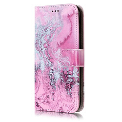 Wewoo Housse Étui rose pour Samsung Galaxy J5 2017 version de l'UE cas de cuir flip horizontal de l'eau de mer avec titulaire et fentes cartes porte-monnaie