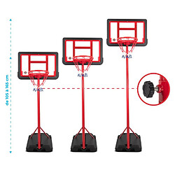 Acheter Bumber Panier de basket sur Pied Evolutif DENVER hauteur réglable de 1.05m à 1.65m Ballon et Pompe inclus