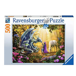 Avis Ravensburger Puzzle Premium de 500 Pièces Softclick Thème Dragon Whisperer Multicolore