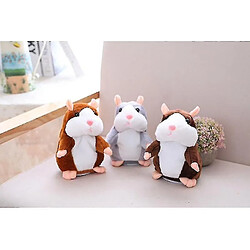 Acheter Universal Baby Kids Christmas, répété Hamster Mouse Pet Plush- mignon Speak Sound Abricot 18cm