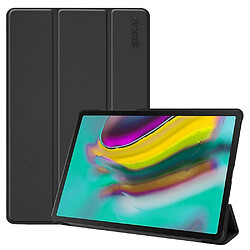 Etui en PU triple pli avec support noir pour votre Samsung Galaxy Tab S5e T720/T725