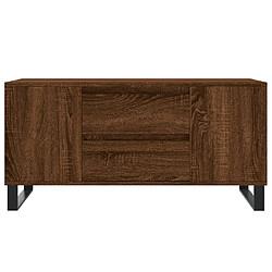 Acheter vidaXL Table basse chêne marron 102x44,5x50 cm bois d'ingénierie