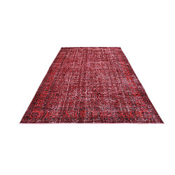 Vidal Tapis de laine 290x175 rouge Ultra Vintage pas cher