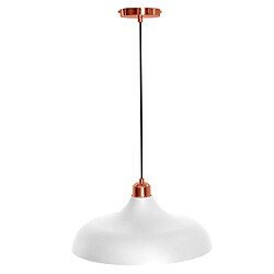 ICONIK INTERIOR Lampe suspendue Enar - Métal Blanc