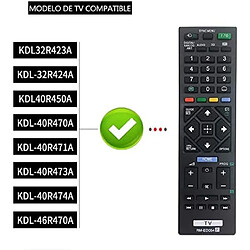 SANAG Telecommande Sony Rm-Ed054 De Rechange Pour Telecommande Tv Sony Bravia-Sans Programmation Pour Telecommande Sony Rm-Ed054 pas cher