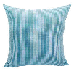 Taie D'oreiller Douce Housse De Coussin De Canapé Carré Taille Bleu Clair 60 X 60cm