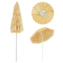 Avis Helloshop26 Parasol de plage naturel 180 cm style hawaïen 02_0008400