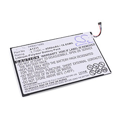 vhbw Li-Polymer Batterie 4500mAh (3.7V) pour Netbook Pad Tablette Acer A1-830 comme A1311.