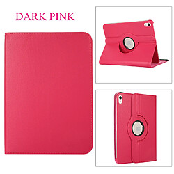 Xeptio Housse rose Apple iPad 10,9 pouces 2022 4G/5G rotative 360 degres - Etui coque protection iPad 10eme generation - Accessoires pochette iPad 10