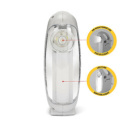 VELAMP MINI OVIDEA: Lampe LED portable rechargeable 2 en 1, 170 lumen. Anti-coupures de courant