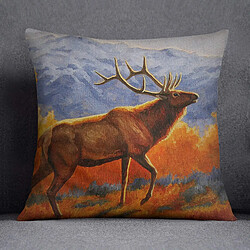 Bonamaison Housses de Coussin, Polyester, Multicolore, 45X45 Cm