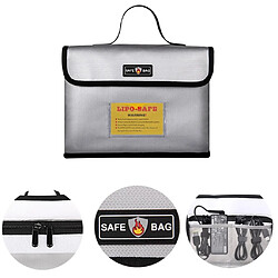 Protection batterie LiPo Antidéflagrant Fireproof Guard Safe Bag 22x10x7.5cm