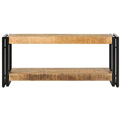 Maison Chic Meuble TV scandinave - Banc TV pour salon 90 x 30 x 40 cm Bois de manguier massif -MN32368