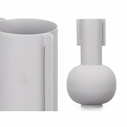 Gift Decor Vase Gris Acier 14 x 28 x 14 cm (6 Unités)