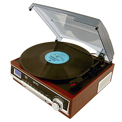 Platine vinyle vintage Bluetooth USB SD MMC, 3 vitesses 33/45/78 RPM, , , Camry, CR 1168