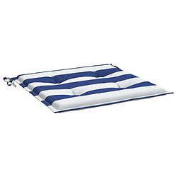 Avis vidaXL Coussins de chaise de jardin lot de 4 50x50x3 cm