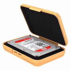 Wewoo Boîtier disque dur Orange PHX-35 3.5 pouces SATA HDD Case protéger la boîte de couverture