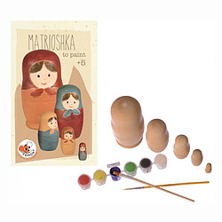 Egmont Toys Matrioshka en bois a peindre