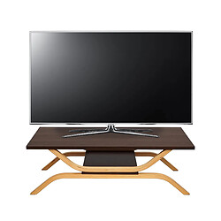 Mendler Meuble TV HWC-H38, table TV table basse TV, 35x110x48cm ~ aspect chêne