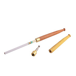 Avis Wewoo Le filtre de tige de traction de brindille de dames peut laver le long porte-cigarette en bois de santalcaractéristiques fumée fine de 5 mm de rose rouge A102