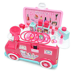 Avis Cadeau de Noël de restauration rapide Simulation Bus Coiffeuse Toy Set Play Food pour Tod