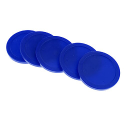 Acheter 5 pièces 62mm air hockey remplacement des rondelles pour les tables de hockey sur l'air grandeur nature bleu