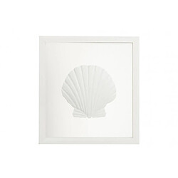 Dansmamaison Cadre Coquillage - Blanc 33x35.5 cm