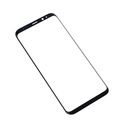 Wewoo Vitre noir pour Samsung Galaxy S8 écran avant verre extérieur pièce détachée