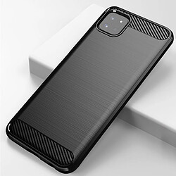 Ozzzo etui en carbone avec etui souple en tpu pour samsung galaxy a22 5g noir