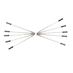 10pcs 0.7mm Recharges Noir de Stylo à Bille Gel Stylo