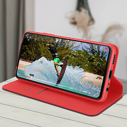 Acheter Avizar Housse Huawei P smart 2021 Étui Folio Portefeuille Fonction Support Rouge