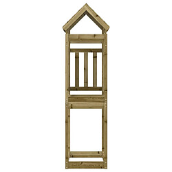 vidaXL Tour de jeu 52,5x110,5x214 cm bois de pin imprégné